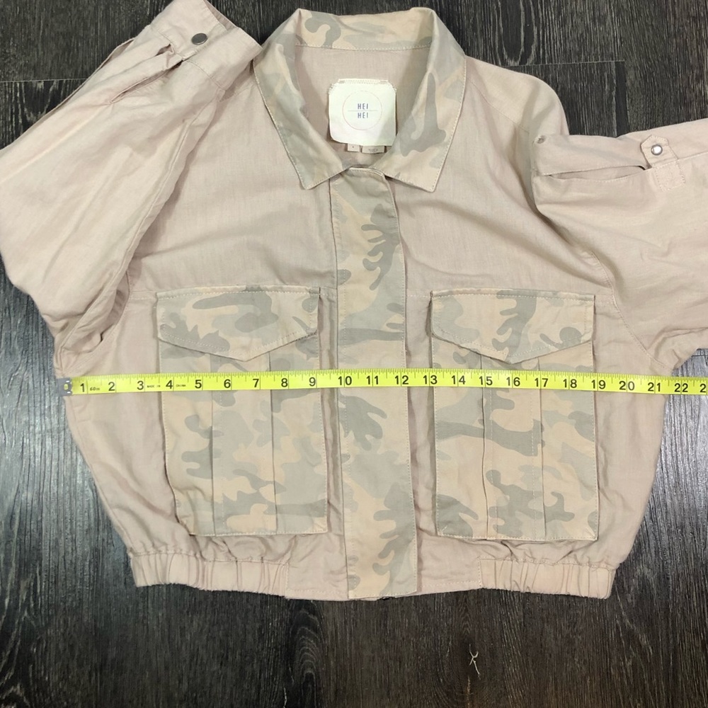 Anthropologie Hei Hei Cropped Camo Jacket - Picture 7 of 10